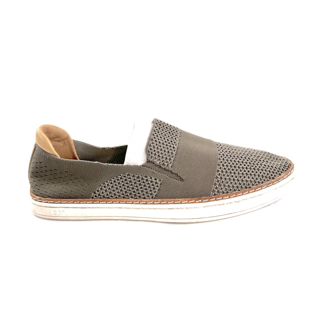Ugg Sammy Women Size 9.5 Greige Knit Mesh Casual Slip On Loafer Shoe 1016756